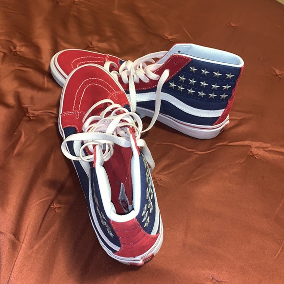 American Flag Style Vans - Picture 2 of 5